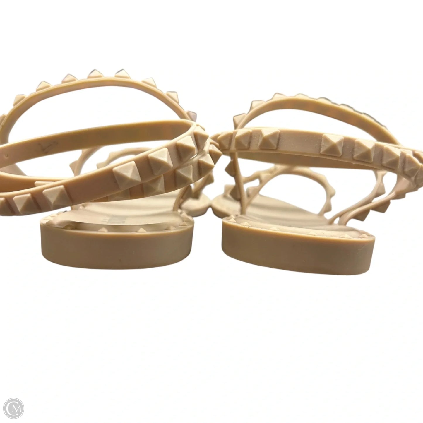 Sandals Flats By Olivia Miller In Beige, Size: 9