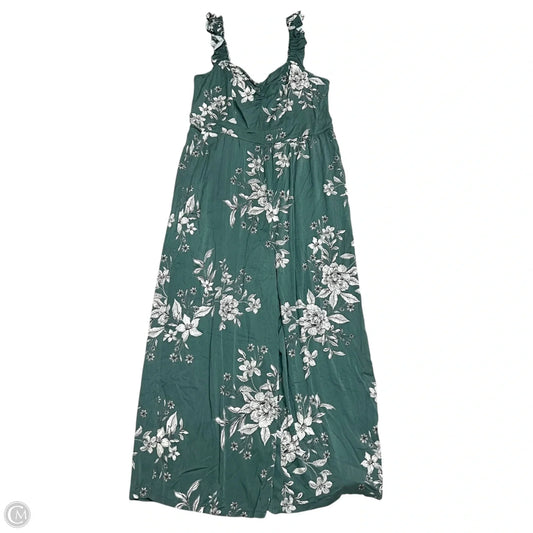 Romper By Torrid In Green & White, Size: 1x