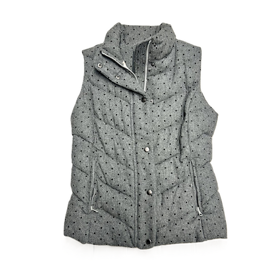 Vest Puffer & Quilted By Gap In Grey, Size: S