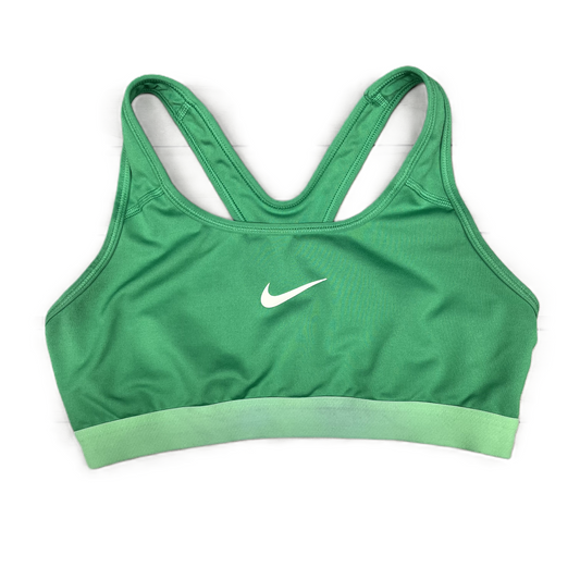 Green Athletic Bra By Nike Apparel, Size: M