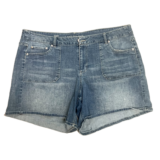 Shorts By Lane Bryant In Blue Denim, Size: 22