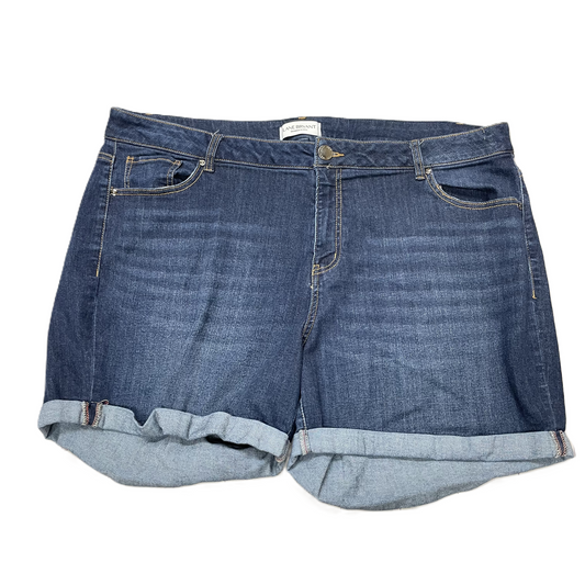 Blue Denim Shorts By Lane Bryant, Size: 22