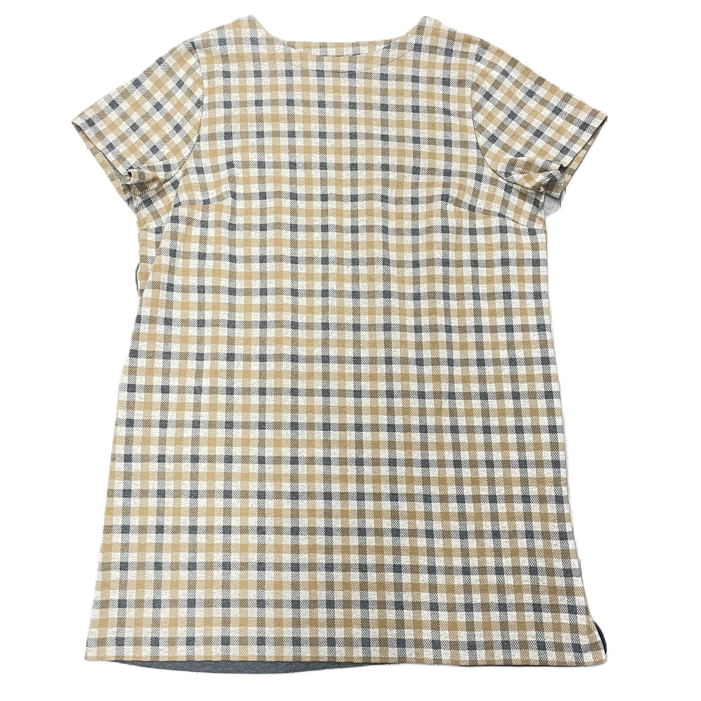 Plaid Pattern Dress Casual Short w/ Pockets By J. Jill, Size: 3x