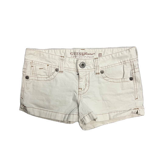 Shorts By Guess In White, Size: 6