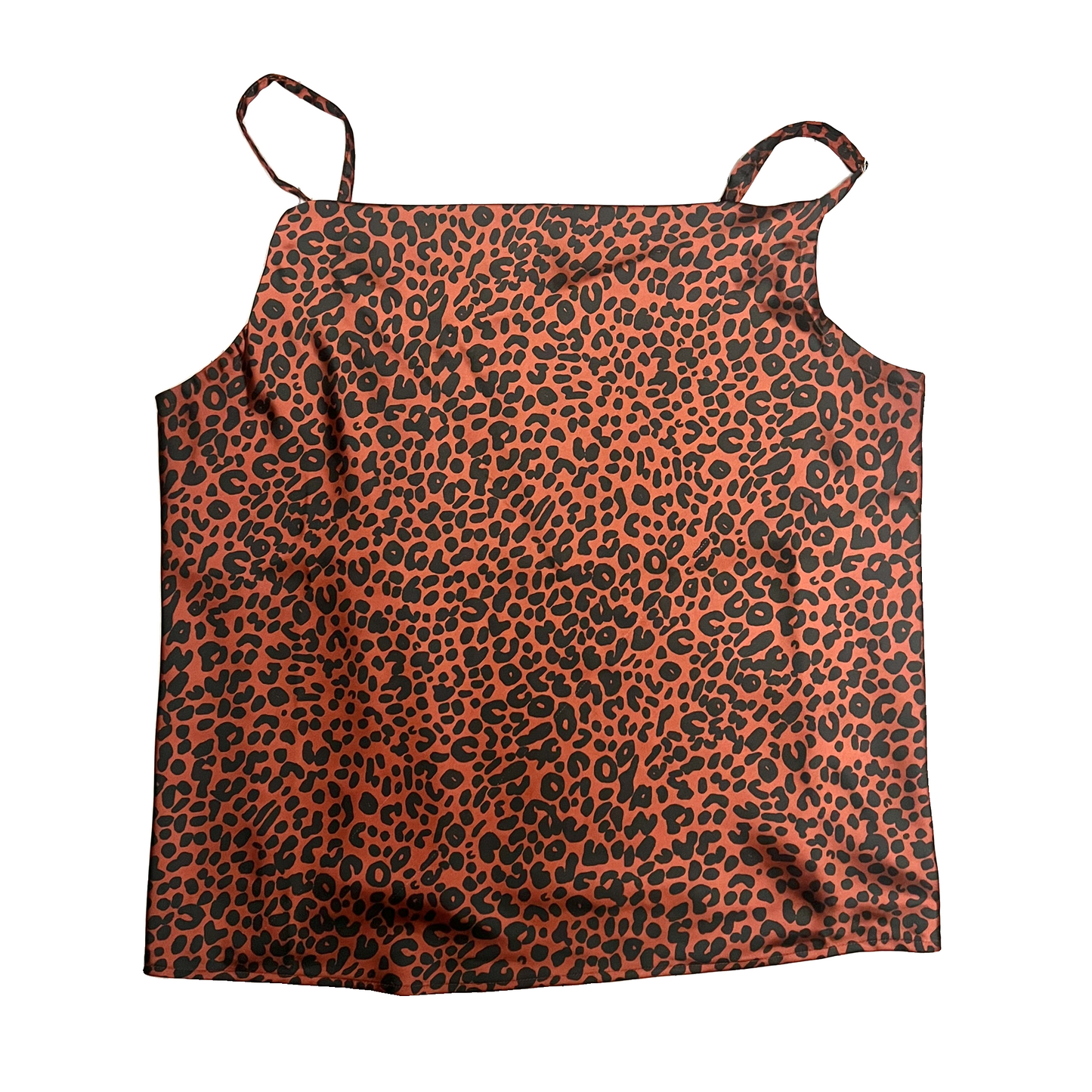 Top Sleeveless By Ava & Viv In Animal Print, Size: 2x