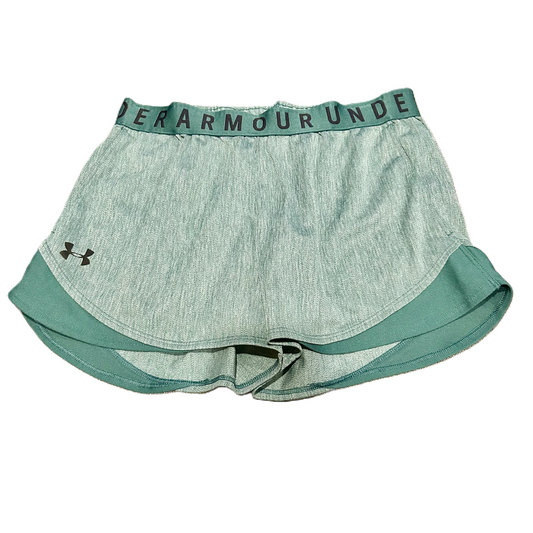 Teal Athletic Shorts By Under Armour, Size: S