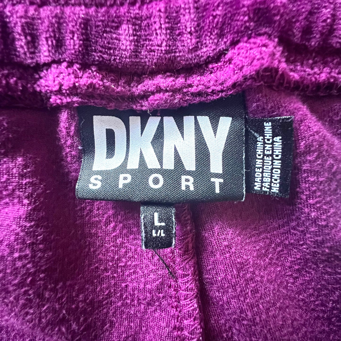 Pants Joggers By Dkny In Purple, Size: L