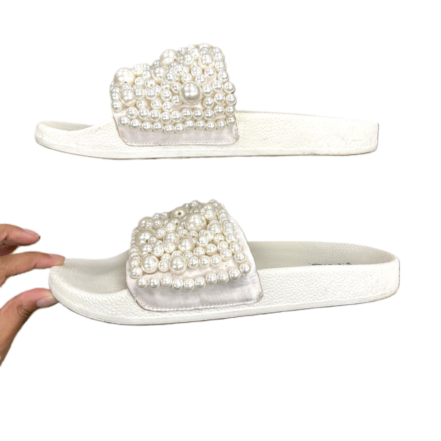 Sandals Flats By Inc In White, Size: 9