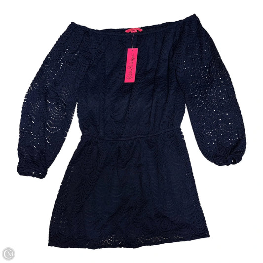 Romper Designer By Lilly Pulitzer In Navy, Size: L