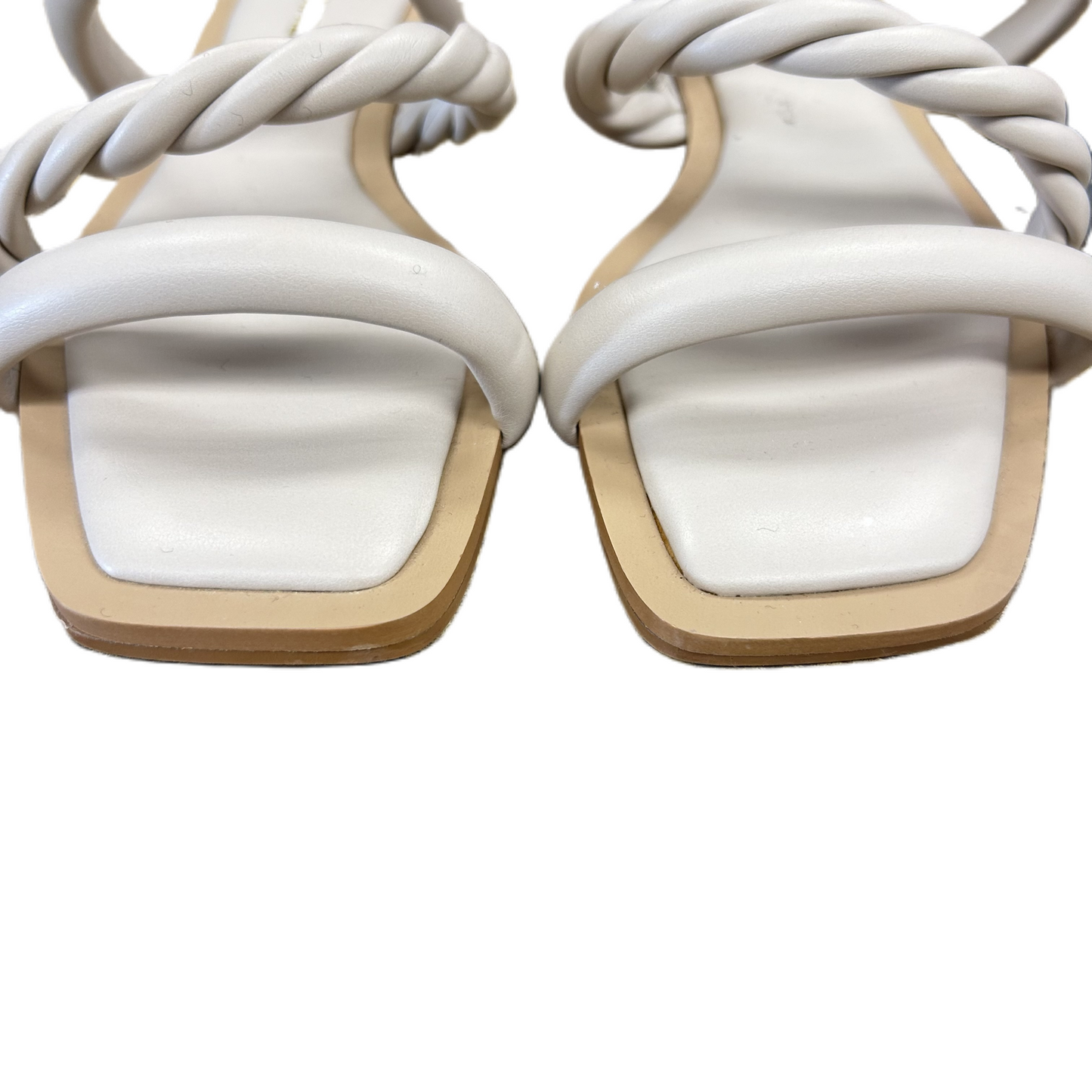 Beige Sandals Flats By Express, Size: 6