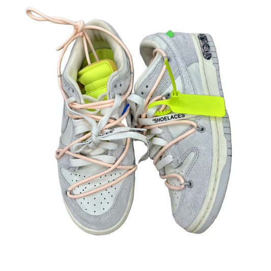 Grey & Pink Shoes Sneakers By Off-white, Size: 7