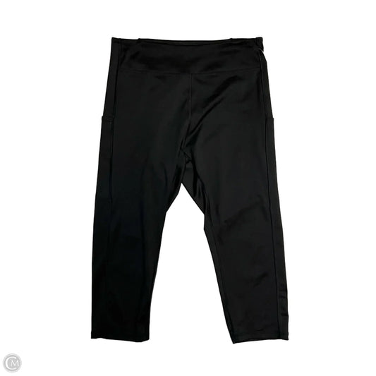 Athletic Leggings By Tek Gear In Black, Size: Xl