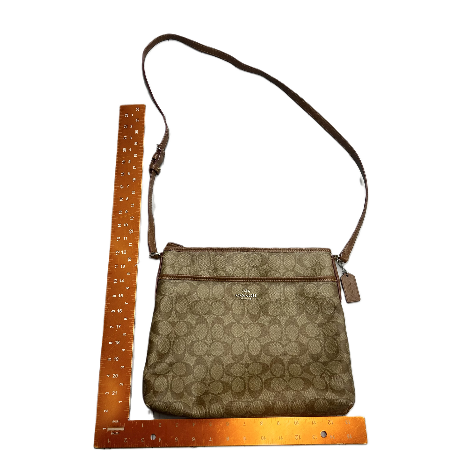 Crossbody Designer By Coach, Size: Large