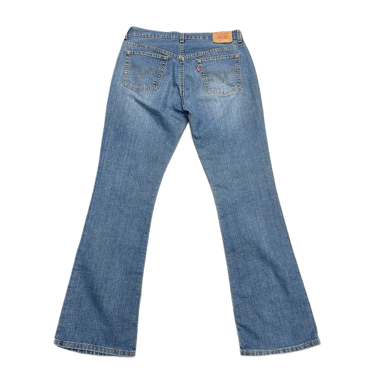 Jeans Boot Cut By Levis In Blue Denim, Size: 12