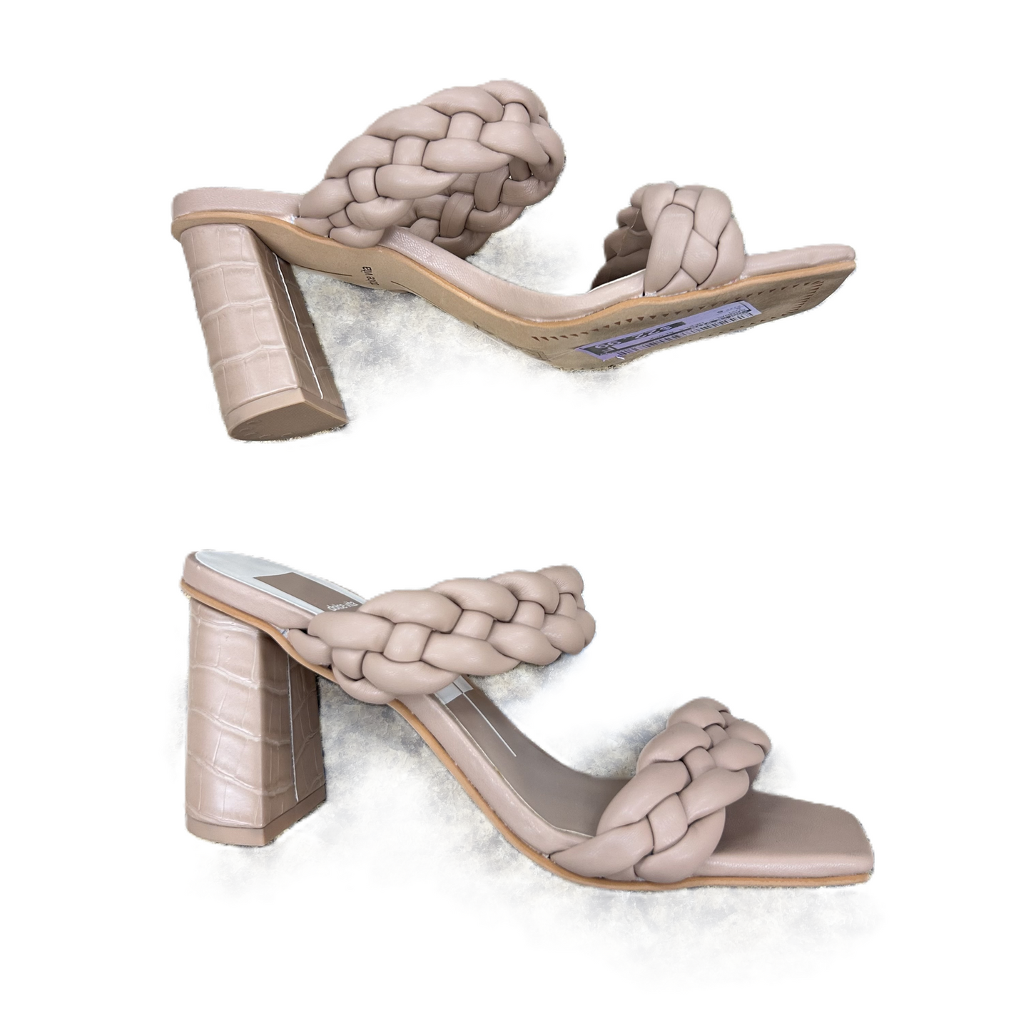Tan Sandals Heels Block By Dolce Vita, Size: 6