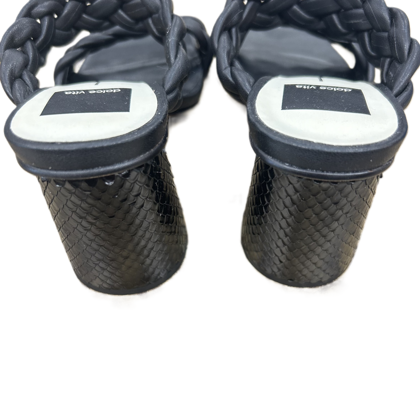 Black Sandals Heels Block By Dolce Vita, Size: 6