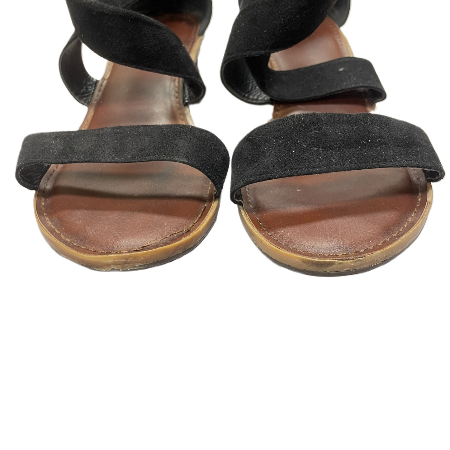 Black Sandals Heels Block By Rock And Candy, Size: 10