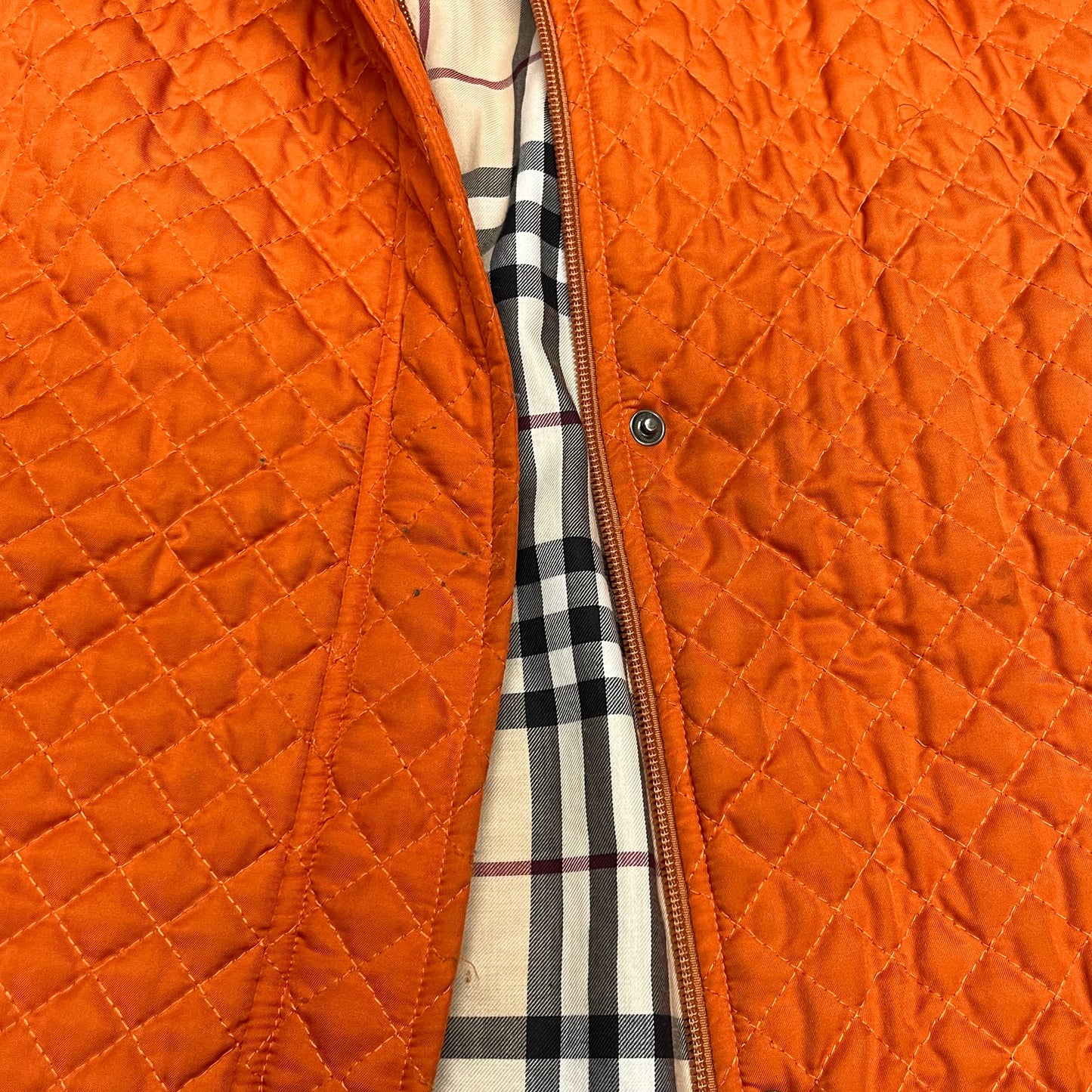 Orange Vest Luxury Designer By Burberry Size: L
