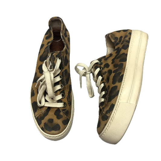 Leopard Print Shoes Sneakers By Paul Green, Size: 9