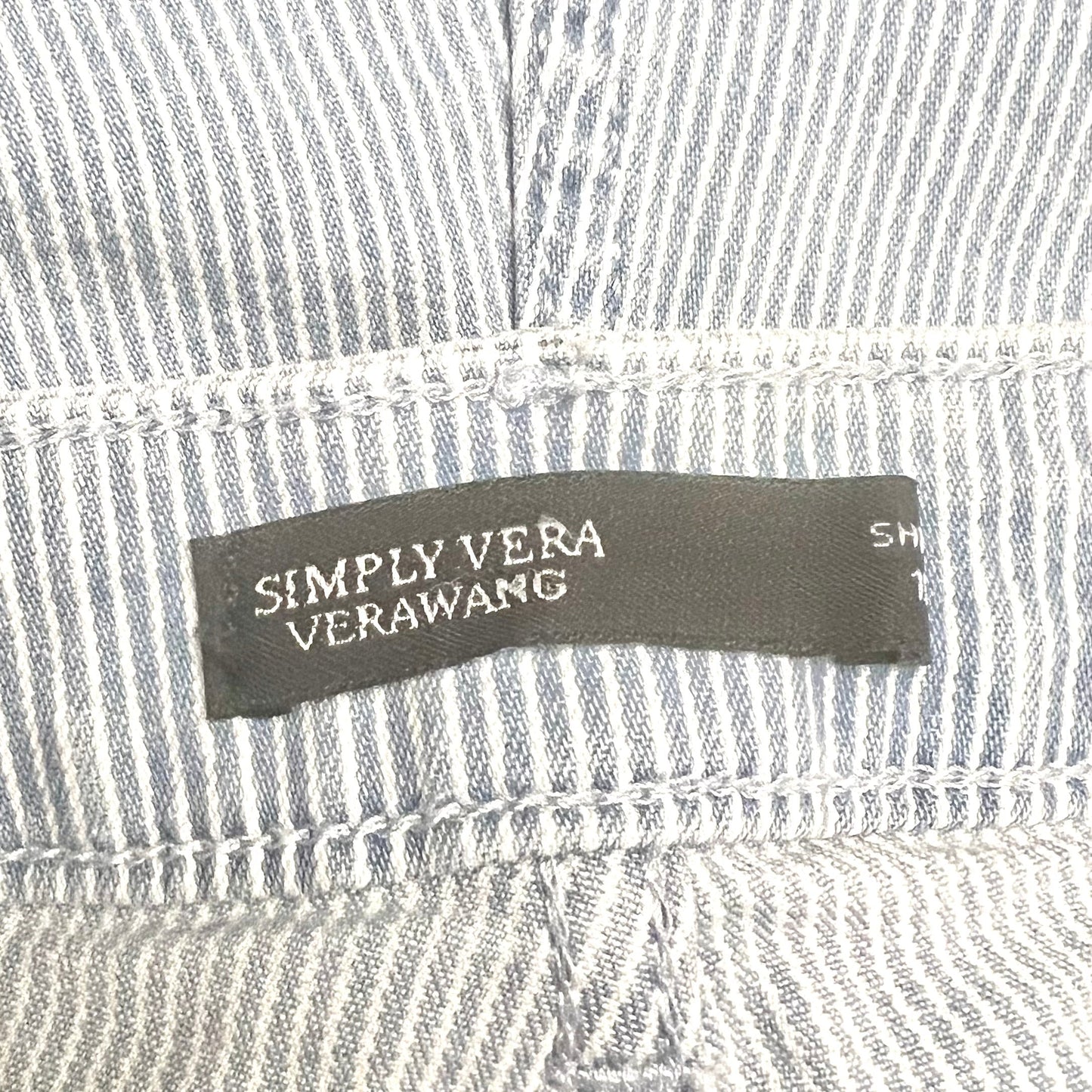 Shorts By Simply Vera In Striped Pattern, Size: 18