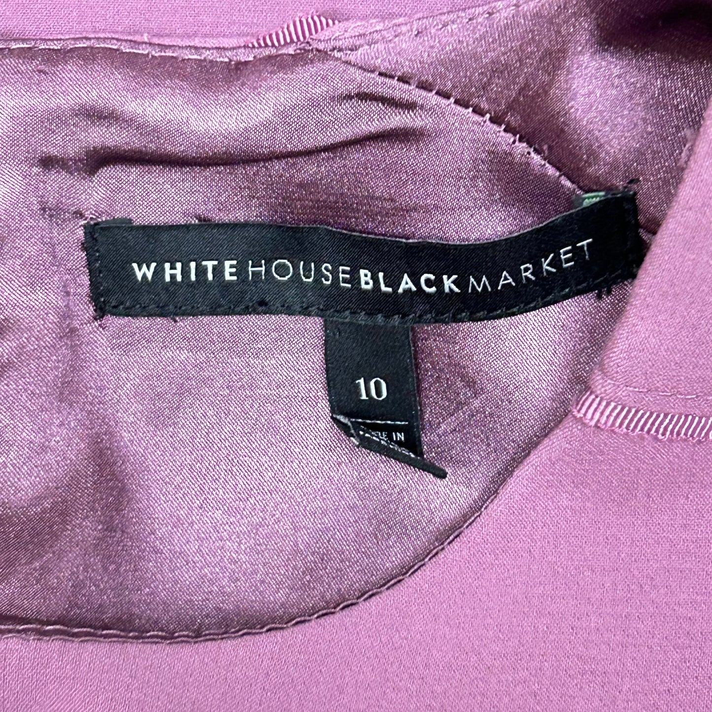 Dress Work By White House Black Market In Purple, Size: M