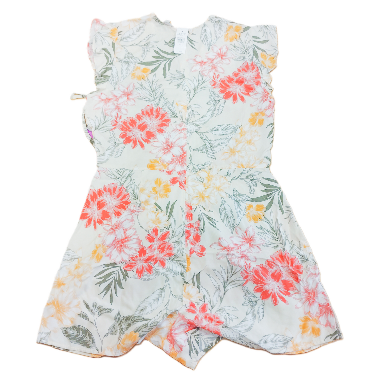 Floral Print Romper By Loft, Size: M