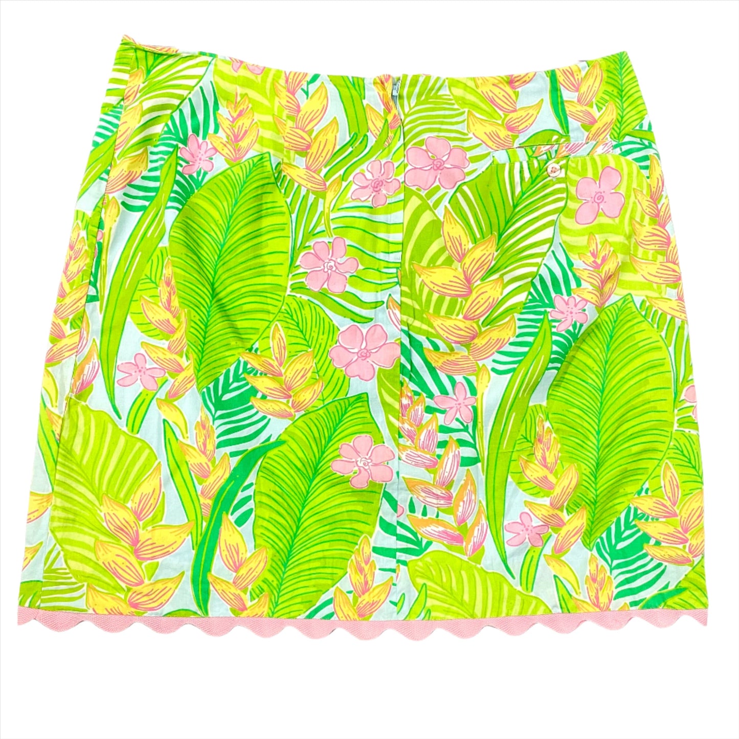 Blue & Green Skirt Designer Lilly Pulitzer, Size 16