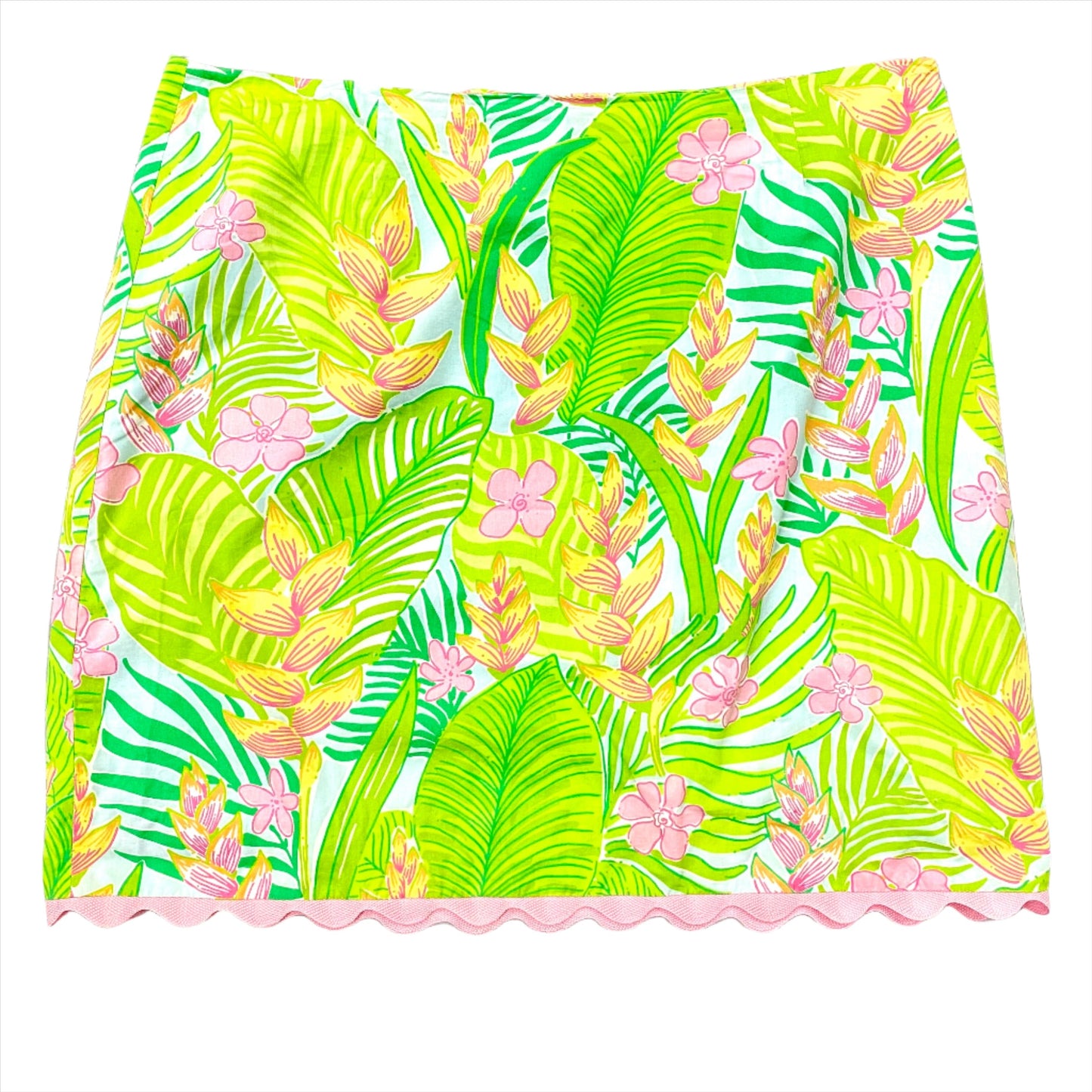 Blue & Green Skirt Designer Lilly Pulitzer, Size 16