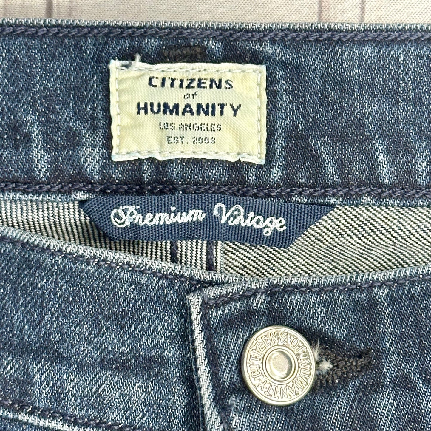 Jeans Flared By Citizens Of Humanity In Blue Denim, Size: 8