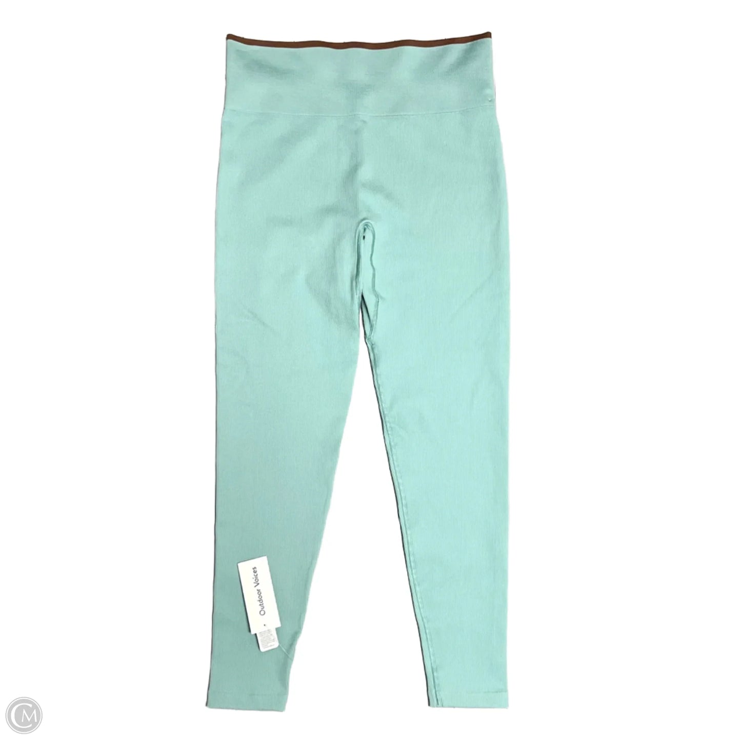 Athletic Leggings By Outdoor Voices In Aqua, Size: L