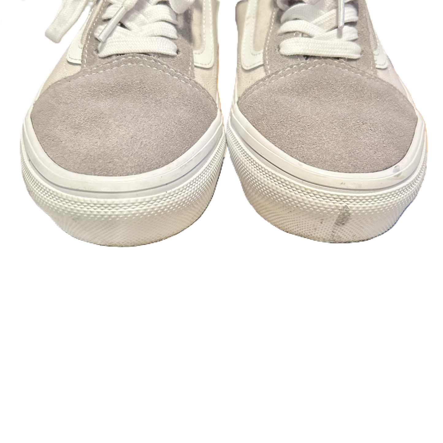 Grey Shoes Sneakers By Vans, Size: 8.5