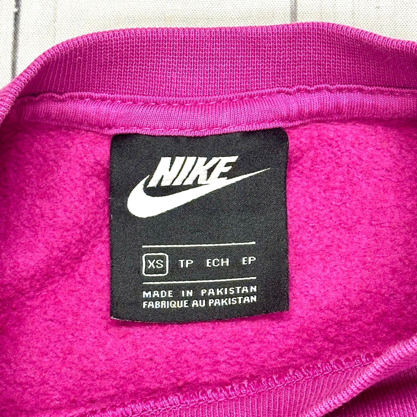 Sweatshirt Crewneck By Nike In Pink, Size: Xs