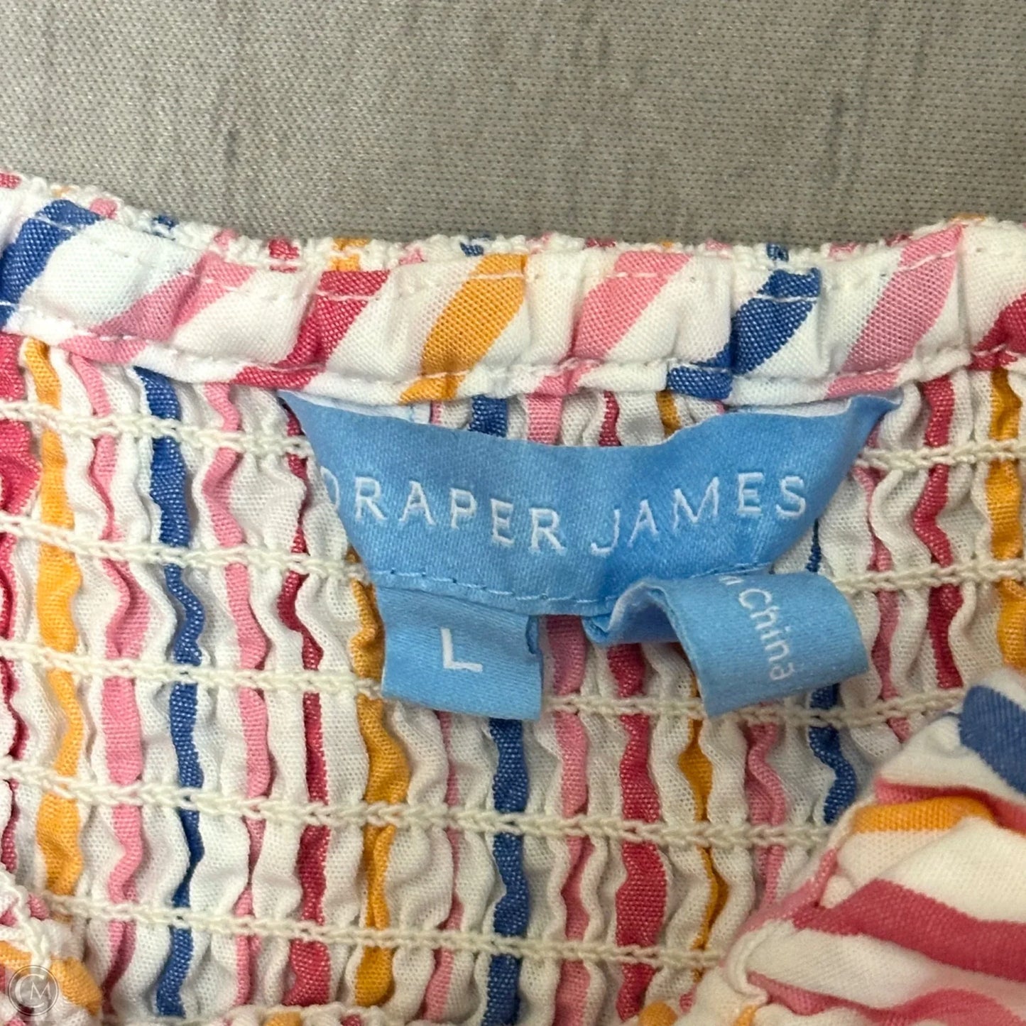 Dress Casual Maxi By Draper James In Pink & Red, Size: L