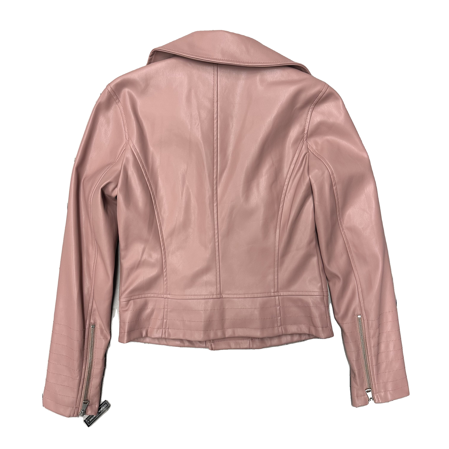 Jacket Moto By Halogen In Pink, Size: Xs