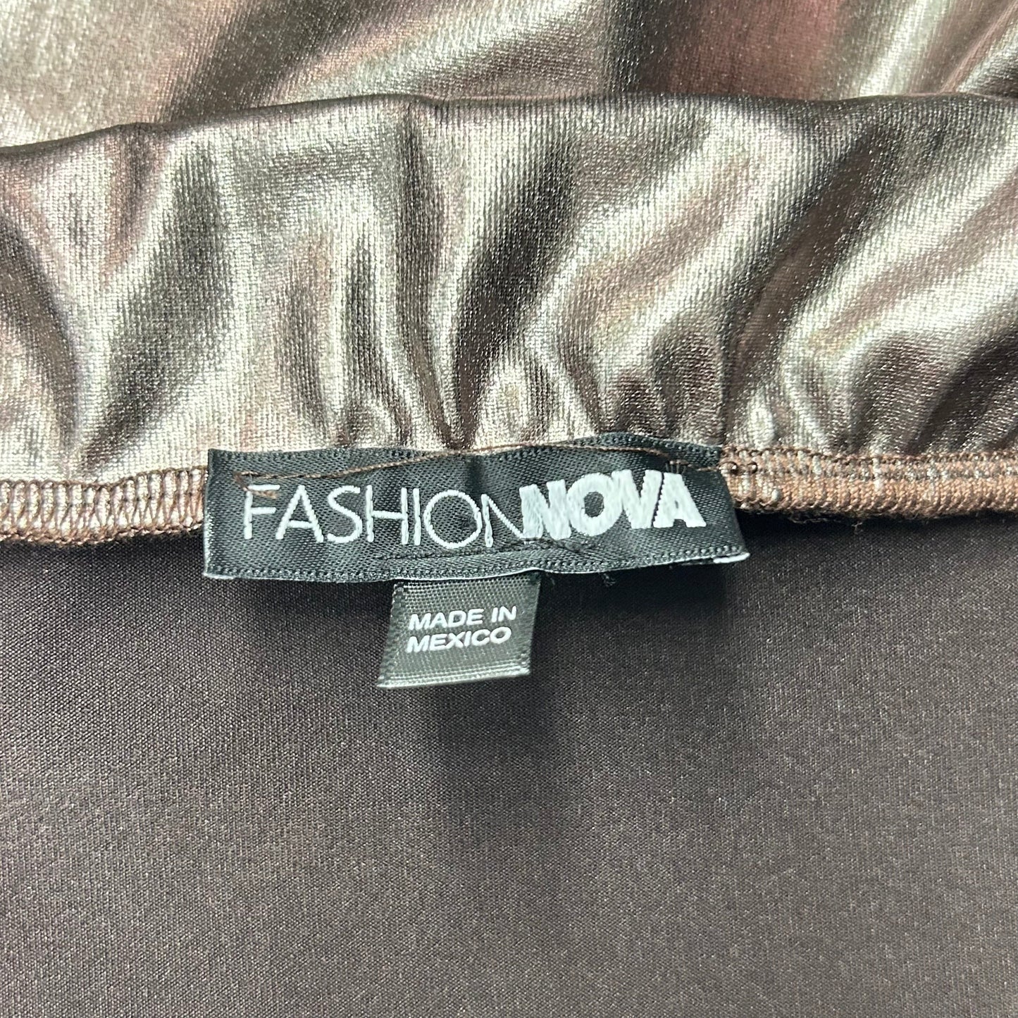 Skirt Mini & Short By Fashion Nova In Gold, Size: Xl