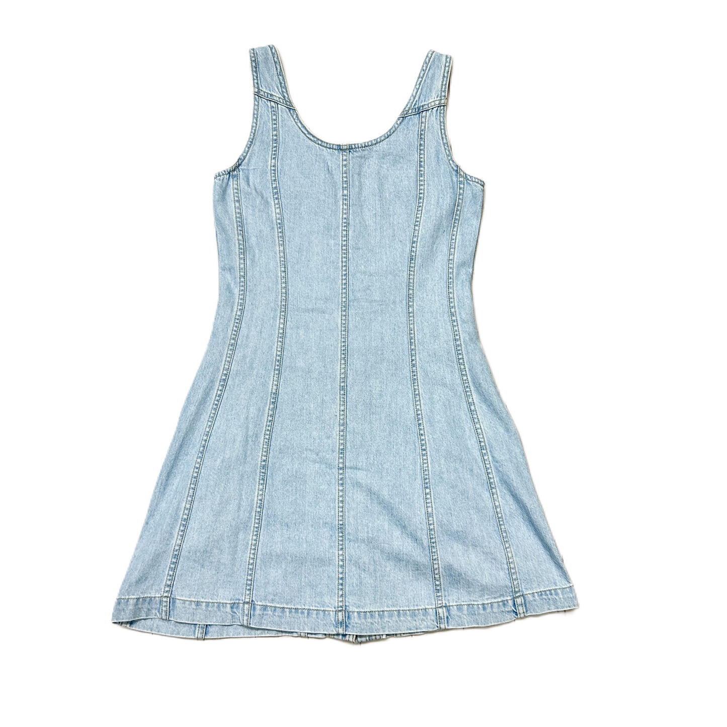 Blue Denim Dress Casual Short By Madewell, Size: Xs