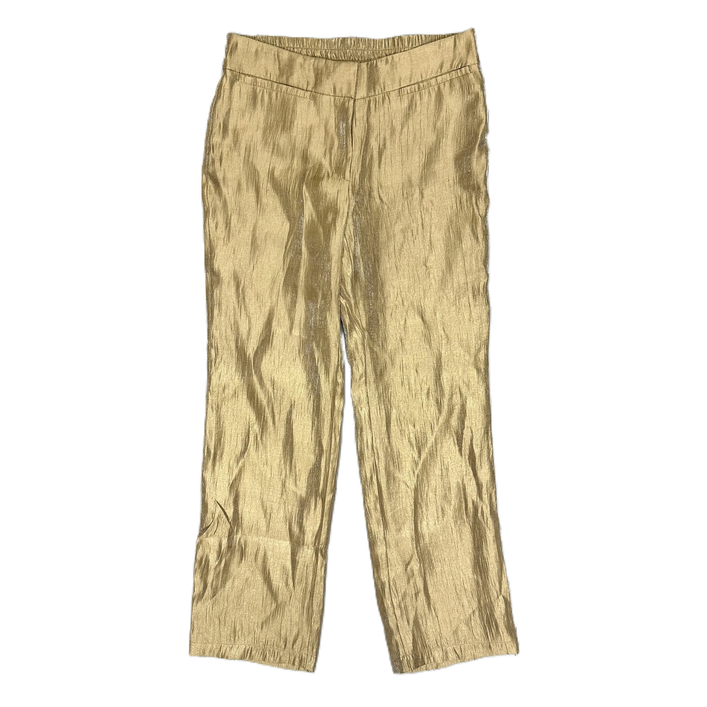 Pants Wide Leg By Chicos In Gold, Size: 2