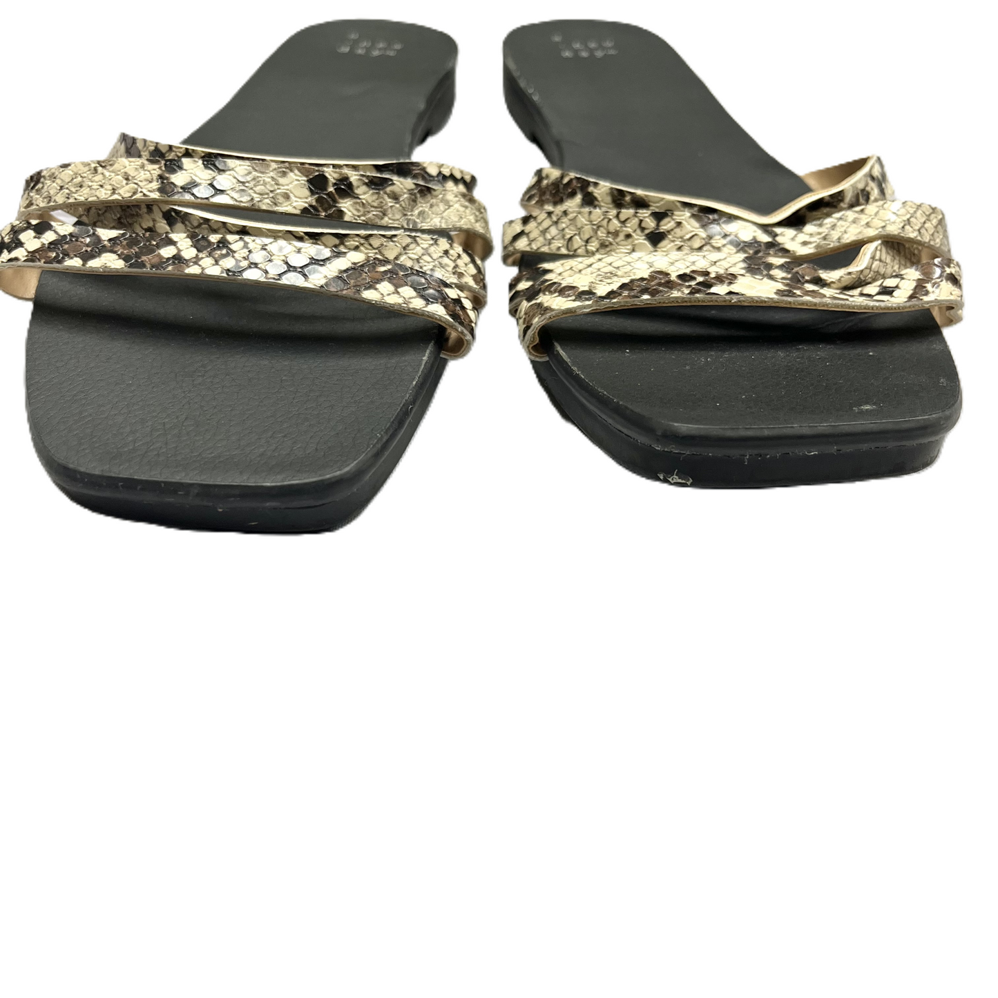 Sandals Flats By A New Day In Snakeskin Print, Size: 9