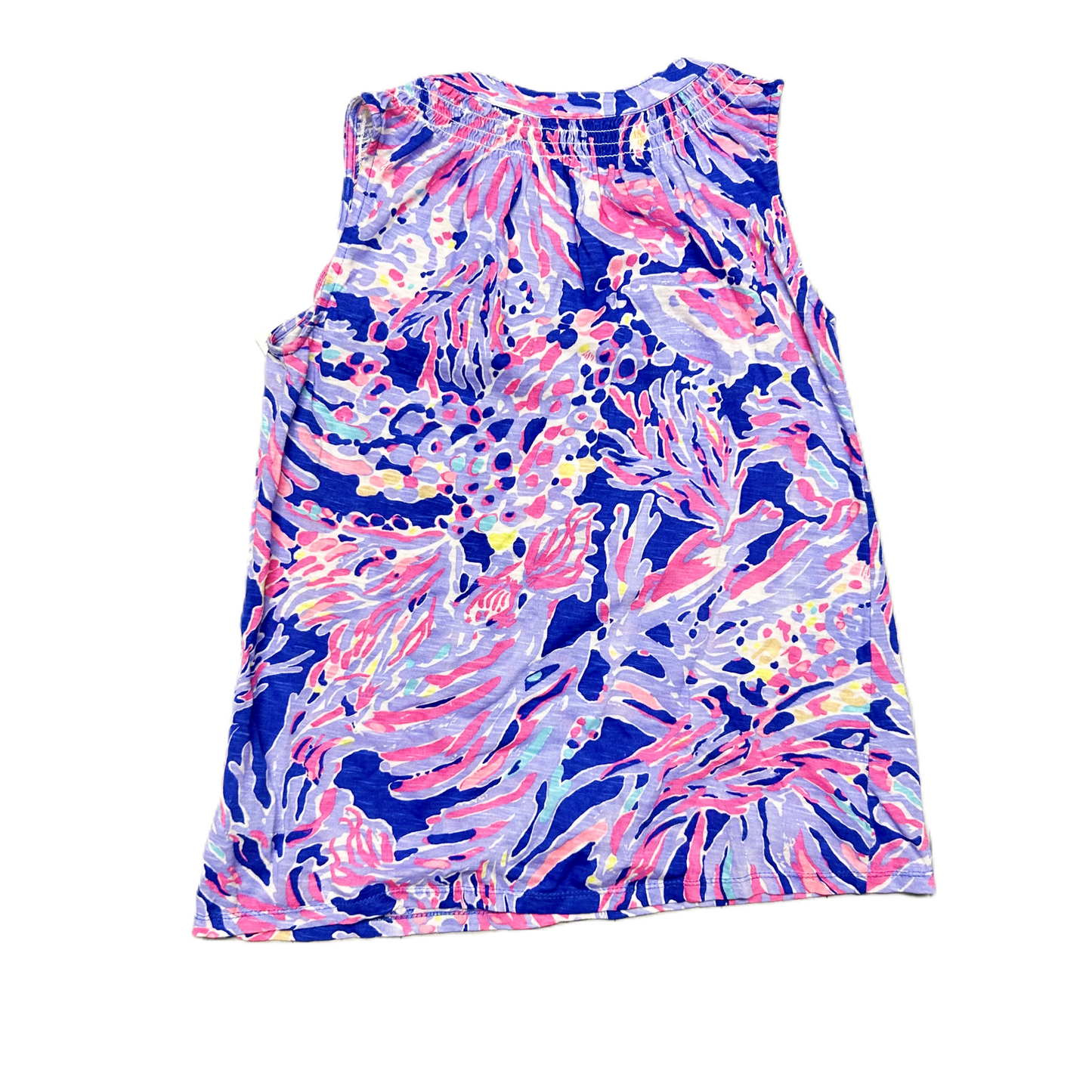 Blue & Purple Top Sleeveless Designer By Lilly Pulitzer, Size: Xs