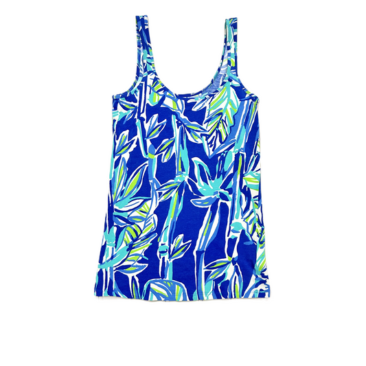 Blue & Green Top Sleeveless Designer By Lilly Pulitzer, Size: Xs