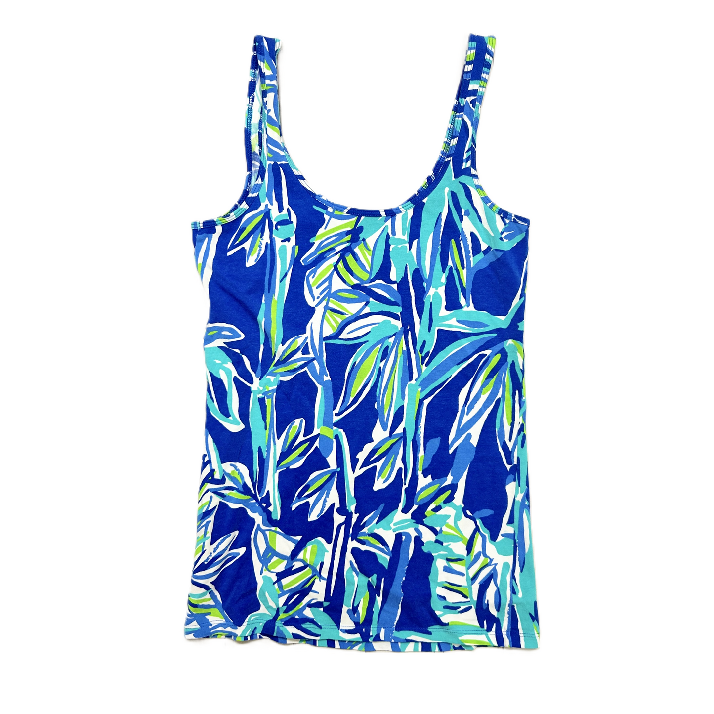 Blue & Green Top Sleeveless Designer By Lilly Pulitzer, Size: Xs