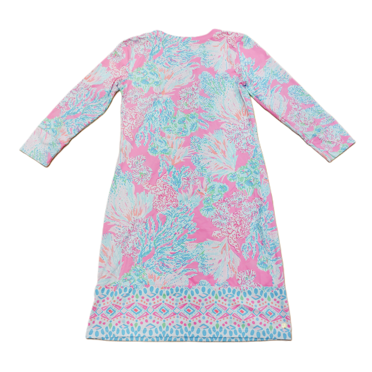 Dress Designer By Lilly Pulitzer In Blue & Pink, Size: Xs