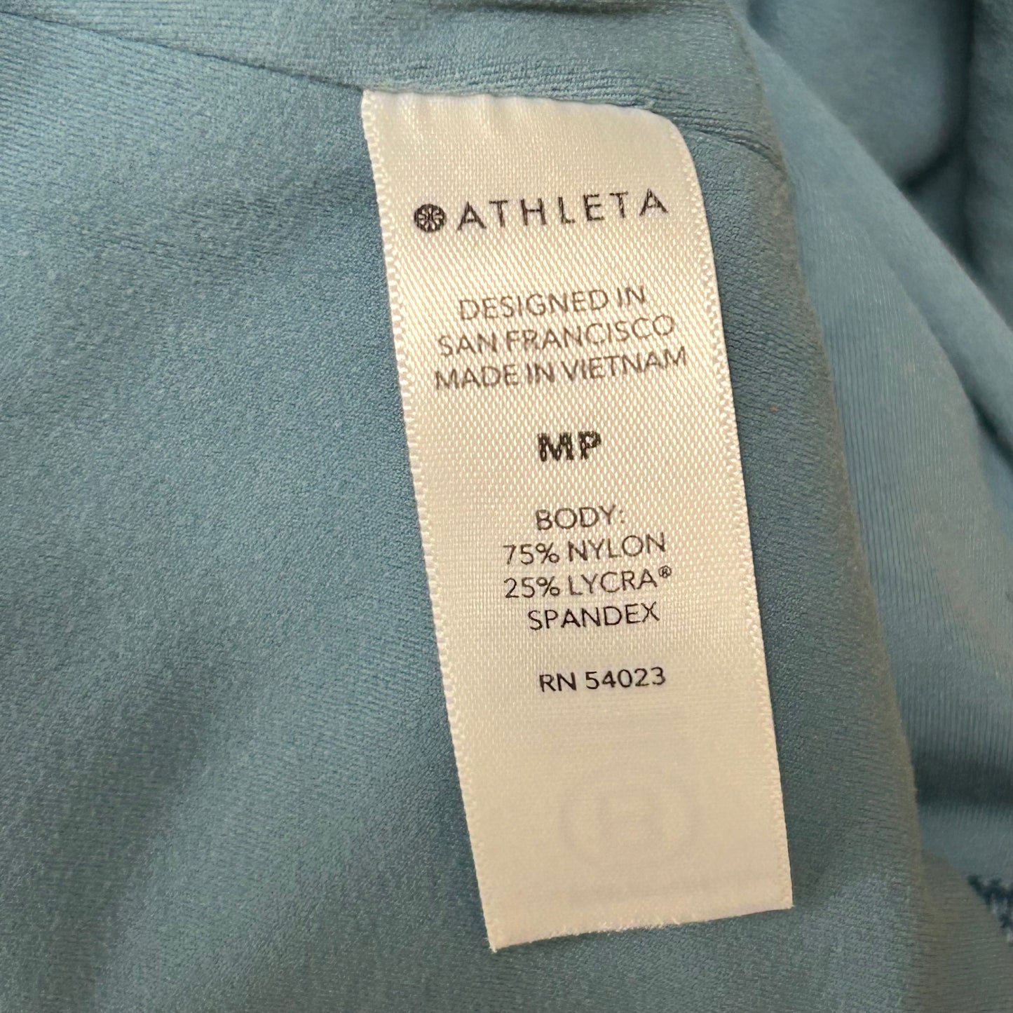 Athletic Leggings By Athleta In Blue, Size: M