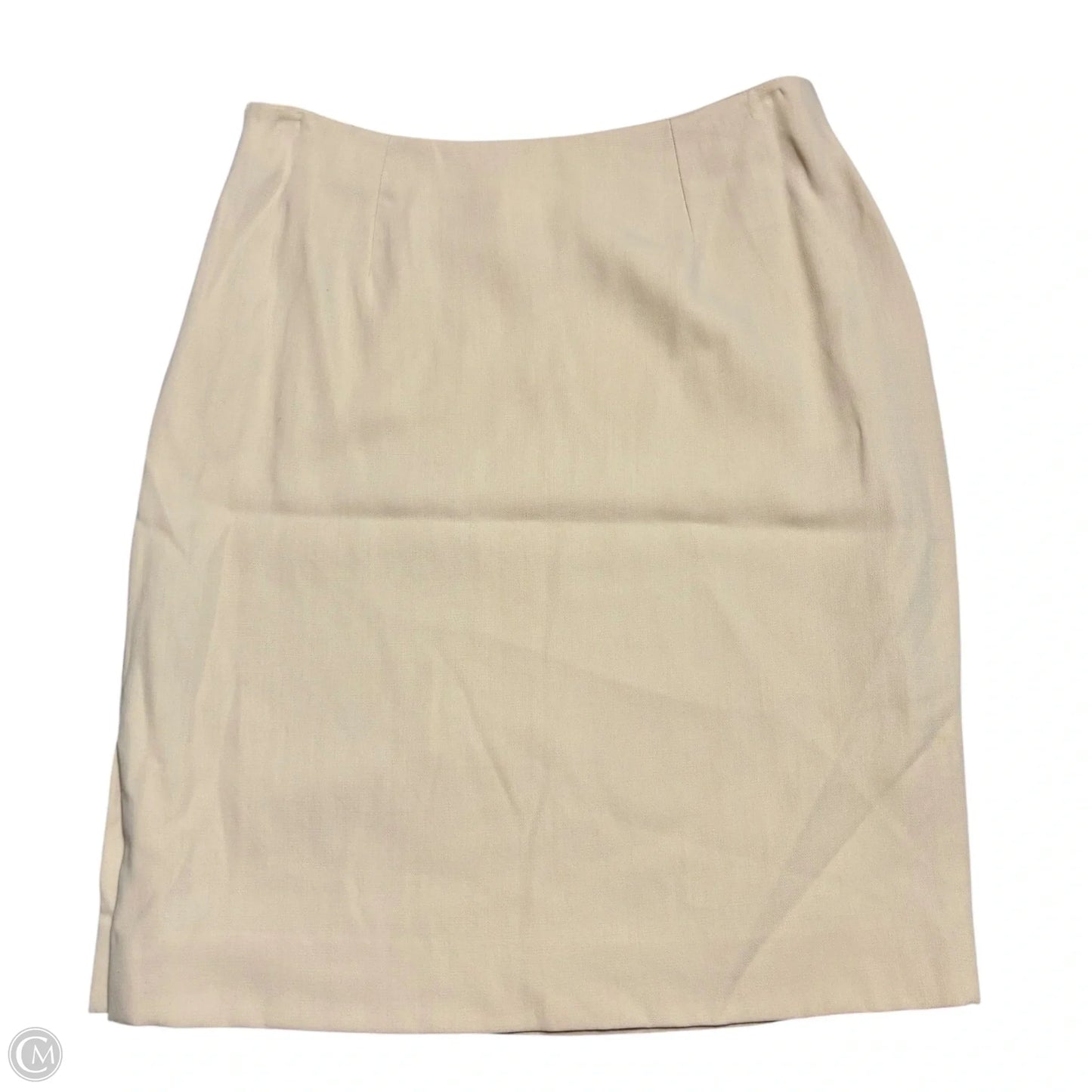Skirt Designer By Max Mara In Tan, Size: 12