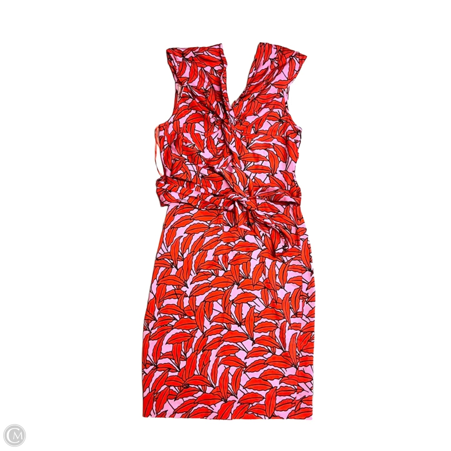 Dress Designer By Diane Von Furstenberg In Pink & Red, Size: Xxs