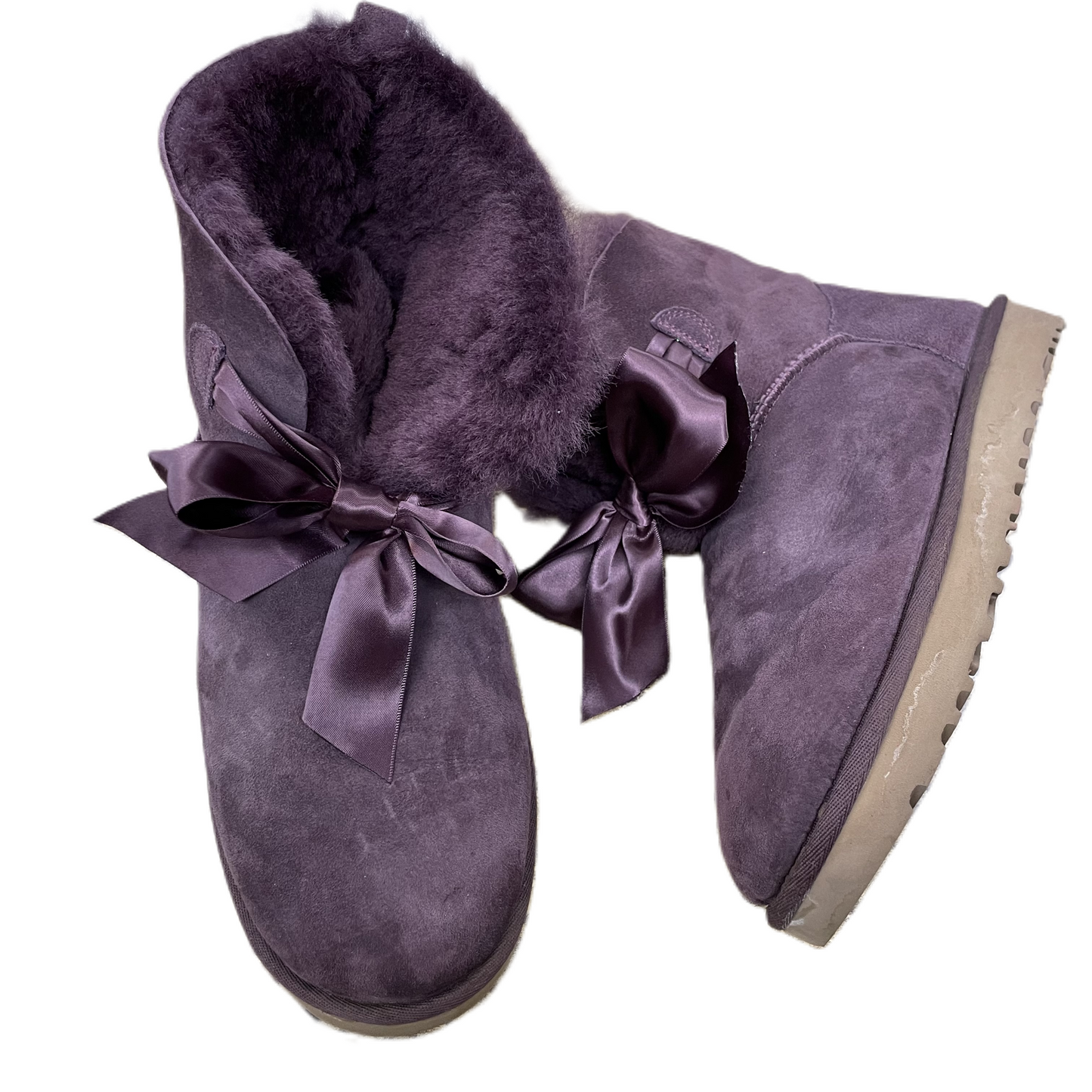 Boots Designer By Ugg In Purple, Size: 11