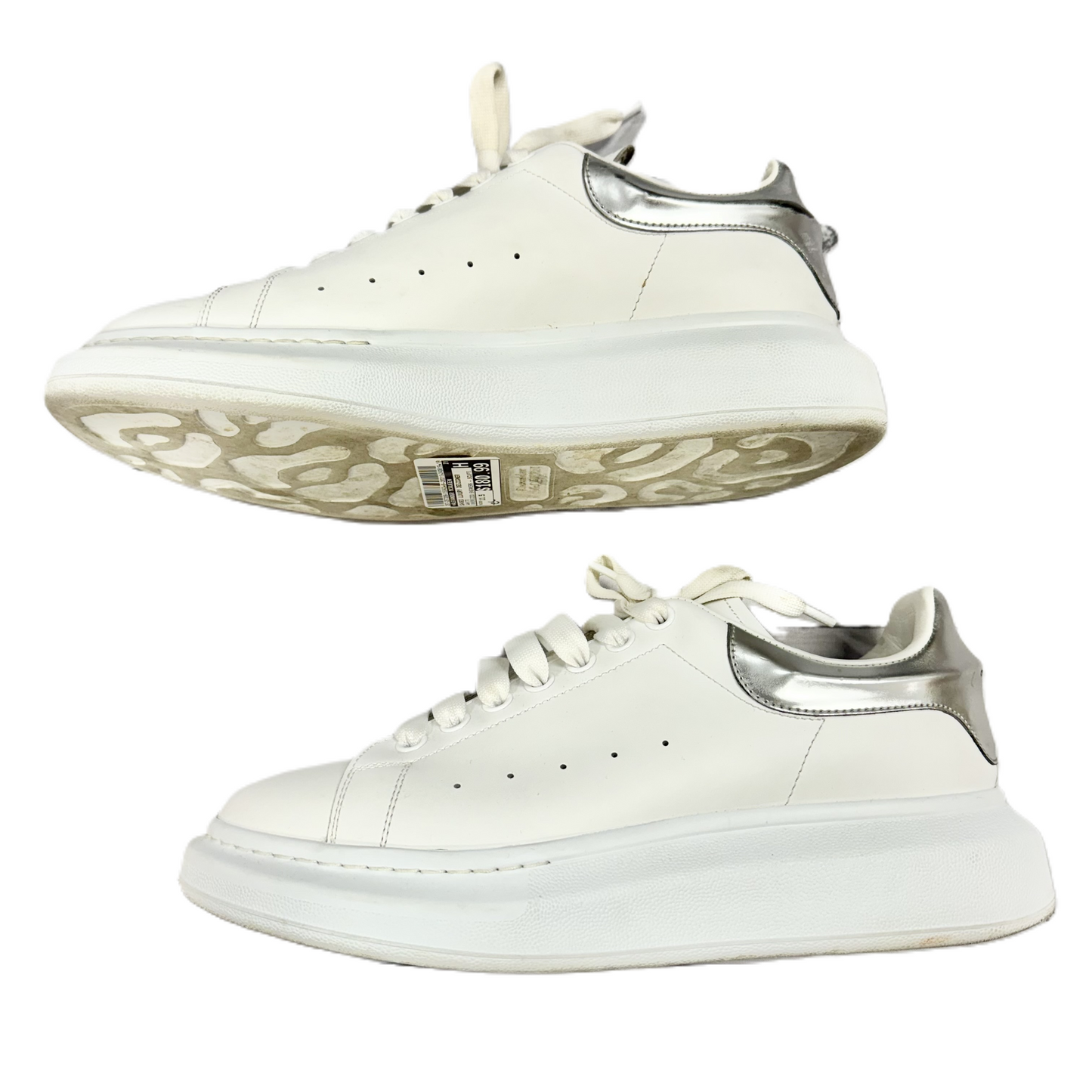 Shoes Luxury Designer By Alexander Mcqueen In White, Size: 11.5