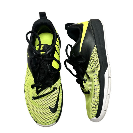 Shoes Sneakers By Nike In Black & Green, Size: 7