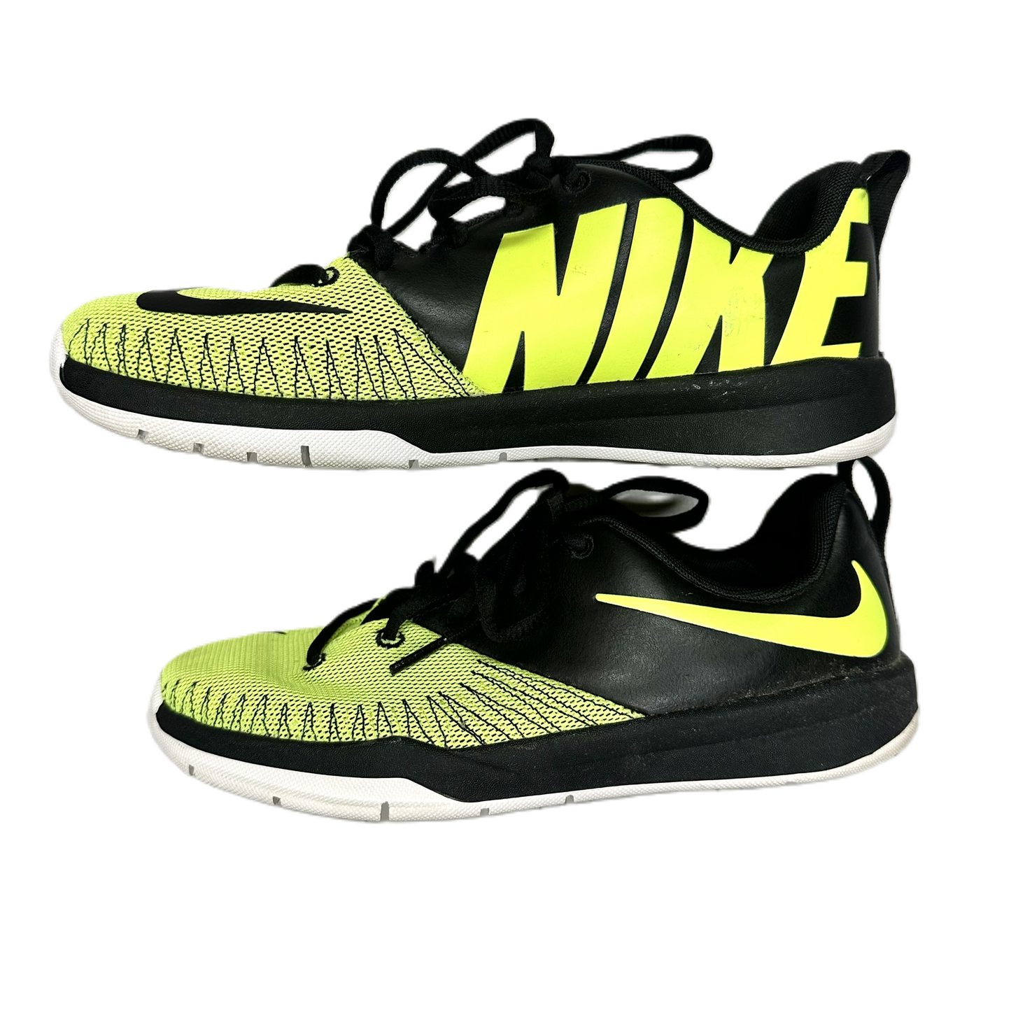 Shoes Sneakers By Nike In Black & Green, Size: 7