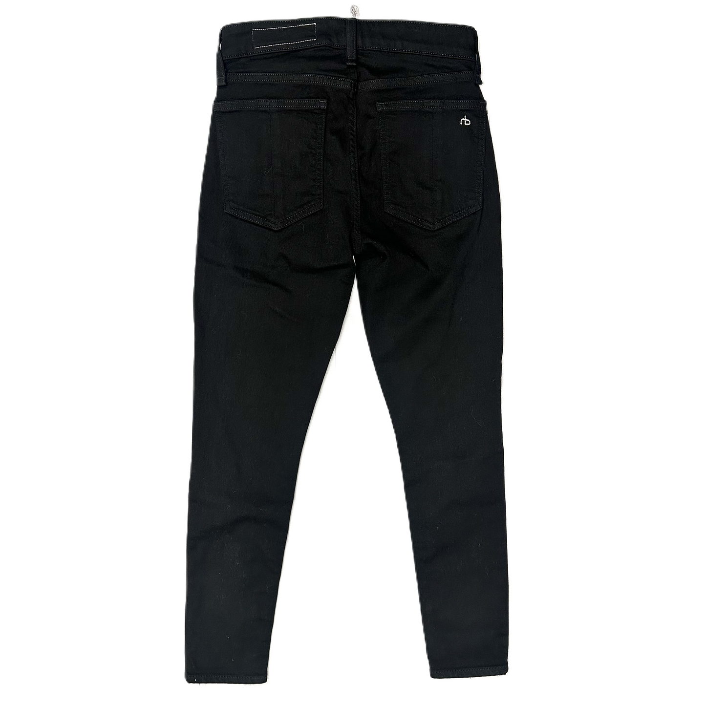 Jeans Skinny By Rag And Bone In Black Denim, Size: 2